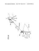 GUIDE LIGHT DEVICE, SURVEY APPARATUS HAVING THE GUIDE LIGHT DEVICE, SURVEY     SYSTEM USING THE SURVEY APPARATUS, SURVEY POLE USED IN THE SURVEY SYSTEM,     AND MOBILE WIRELESS TRANSCEIVER USED IN THE SURVEY SYSTEM diagram and image