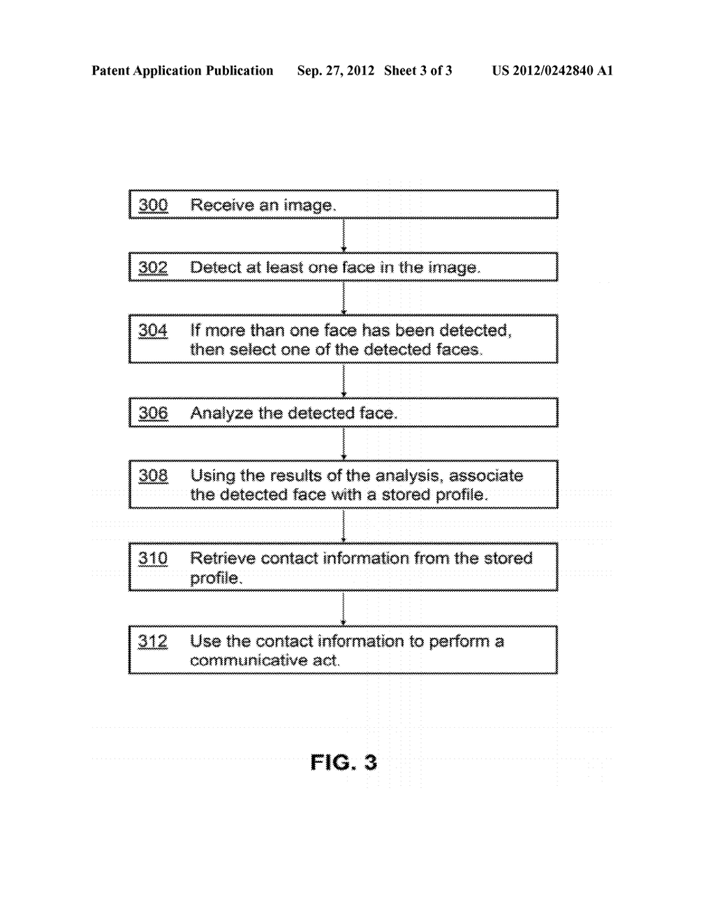 USING FACE RECOGNITION TO DIRECT COMMUNICATIONS - diagram, schematic, and image 04