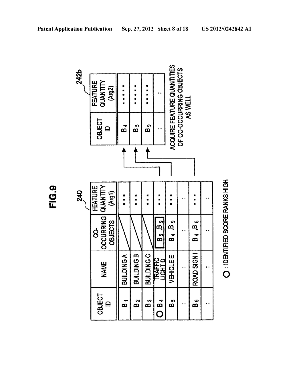 TERMINAL DEVICE, INFORMATION PROCESSING DEVICE, OBJECT IDENTIFYING METHOD,     PROGRAM, AND OBJECT IDENTIFYING SYSTEM - diagram, schematic, and image 09