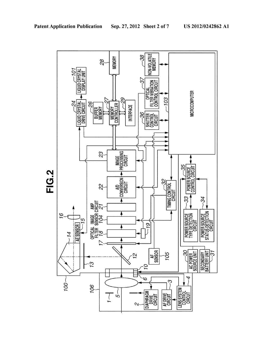 IMAGING APPARATUS, CONTROL METHOD FOR IMAGING APPARATUS, AND PROGRAM - diagram, schematic, and image 03