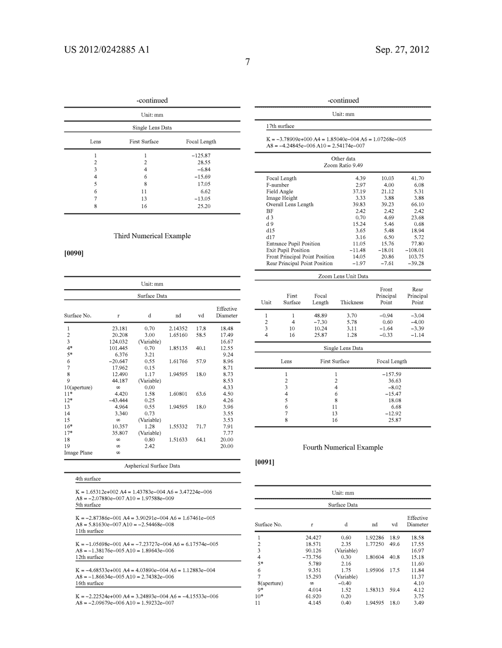 ZOOM LENS AND IMAGE PICKUP APPARATUS INCLUDING THE ZOOM LENS - diagram, schematic, and image 33