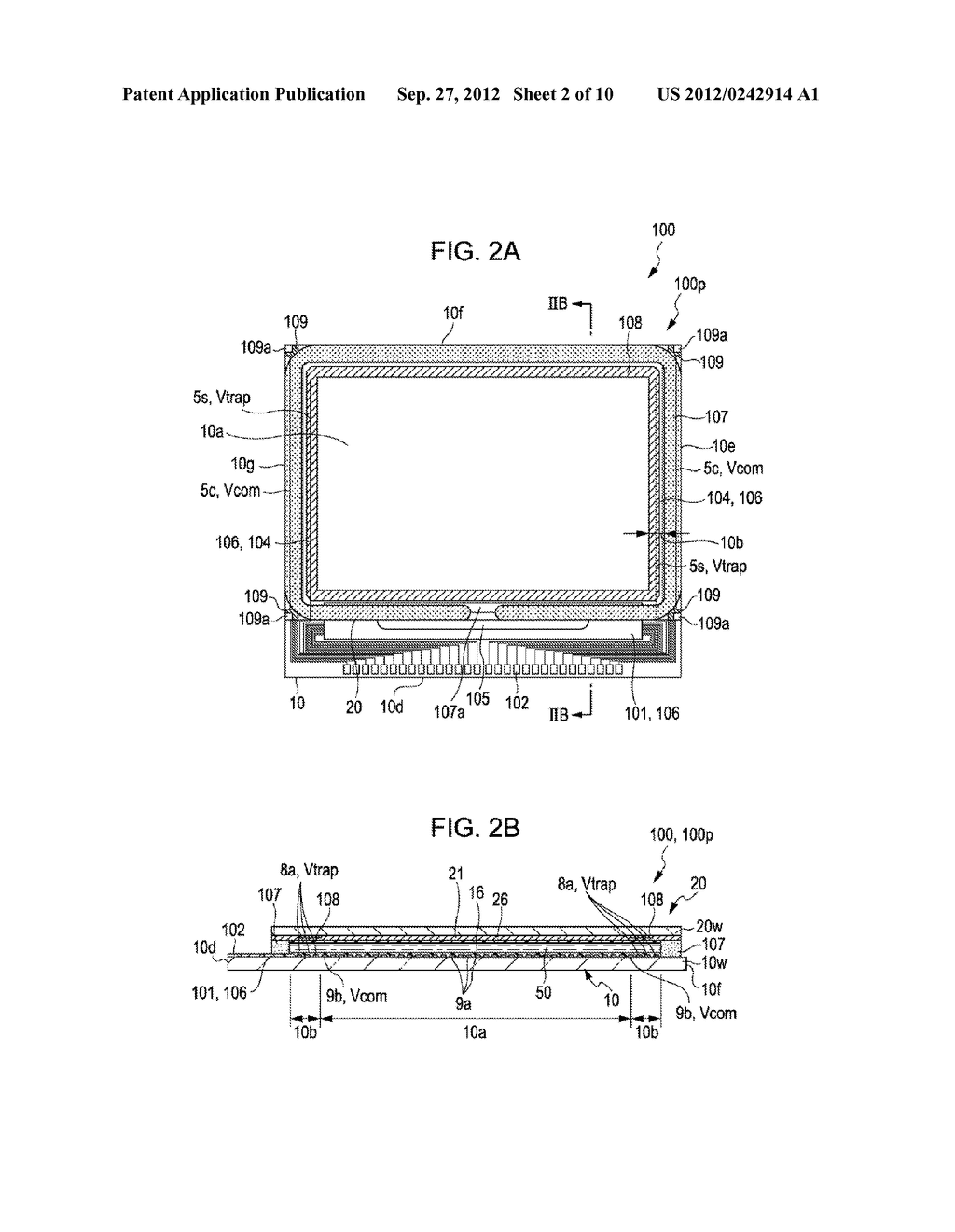 LIQUID CRYSTAL DEVICE AND PROJECTION-TYPE DISPLAY APPARATUS - diagram, schematic, and image 03