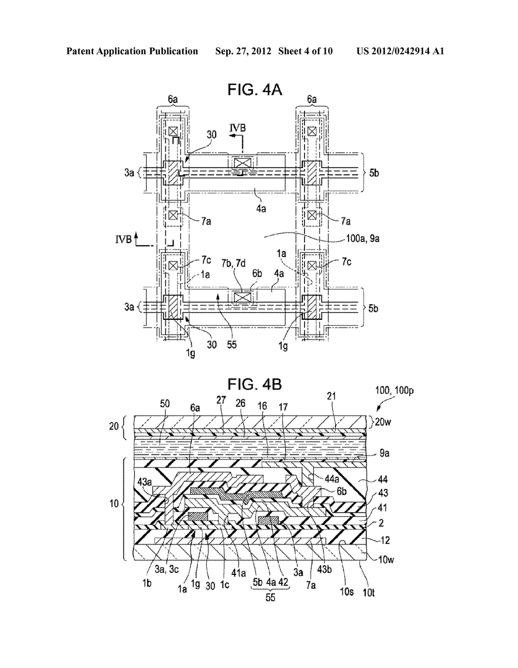 LIQUID CRYSTAL DEVICE AND PROJECTION-TYPE DISPLAY APPARATUS - diagram, schematic, and image 05