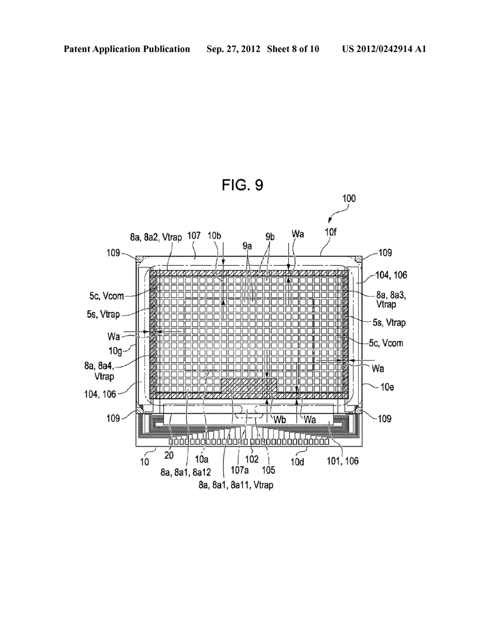 LIQUID CRYSTAL DEVICE AND PROJECTION-TYPE DISPLAY APPARATUS - diagram, schematic, and image 09