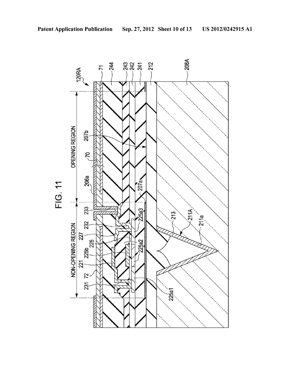 LIQUID CRYSTAL DEVICE AND PROJECTOR - diagram, schematic, and image 11