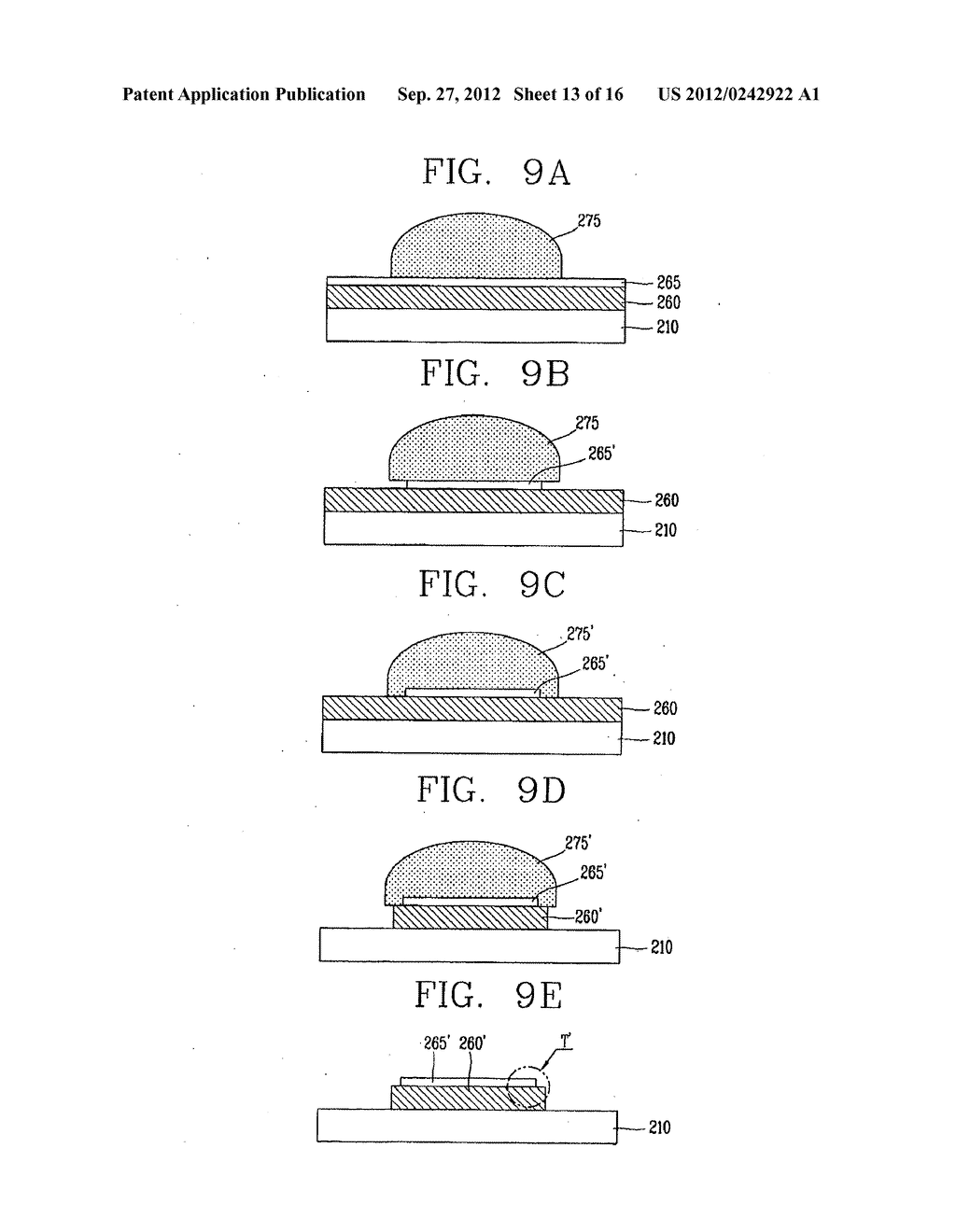 LIQUID CRYSTAL DISPLAY DEVICE AND FABRICATION METHOD THEREOF - diagram, schematic, and image 14