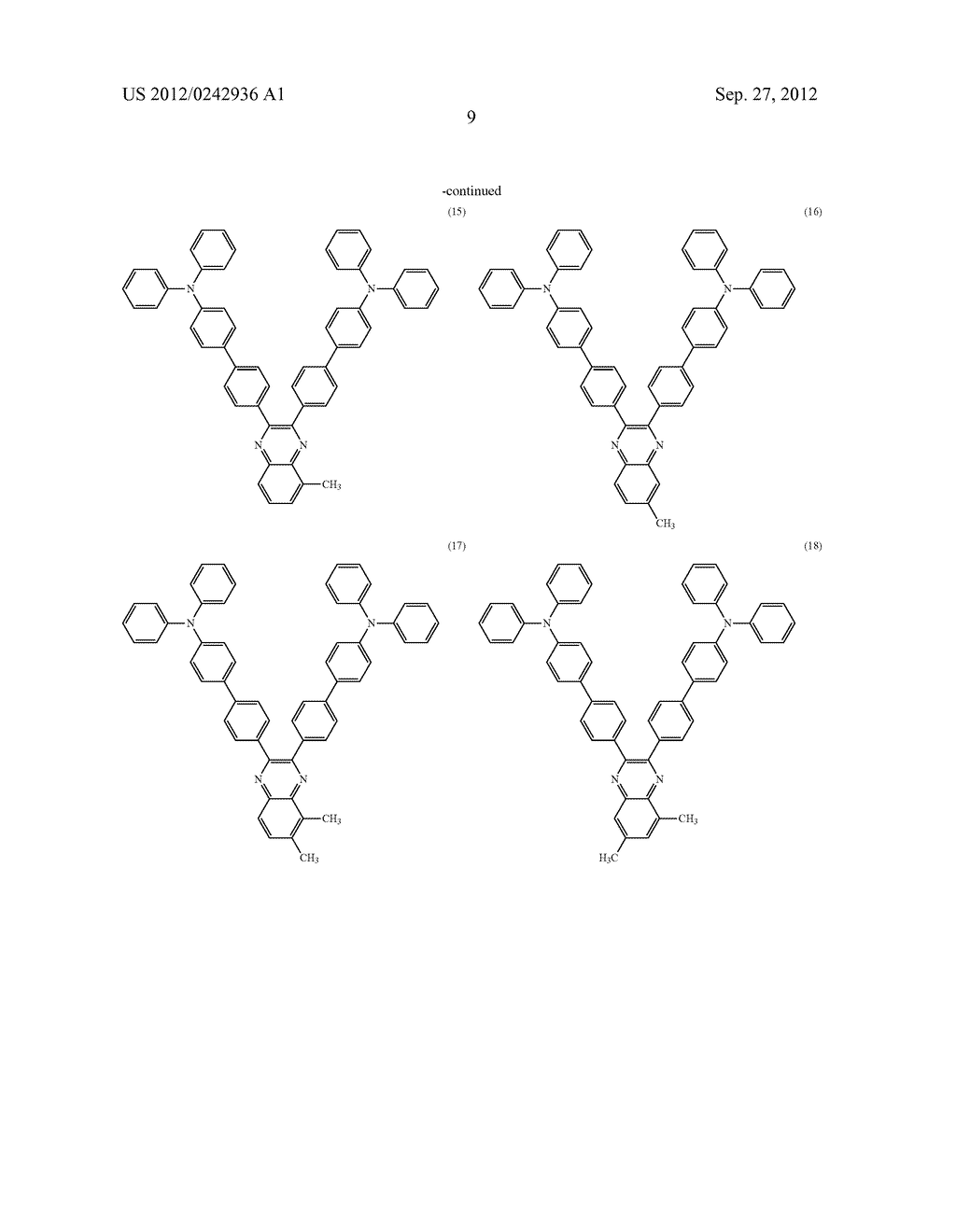 Quinoxaline Derivative, and Light Emitting Element, Light Emitting Device,     and Electronic Device Using the Quinoxaline Derivative - diagram, schematic, and image 45