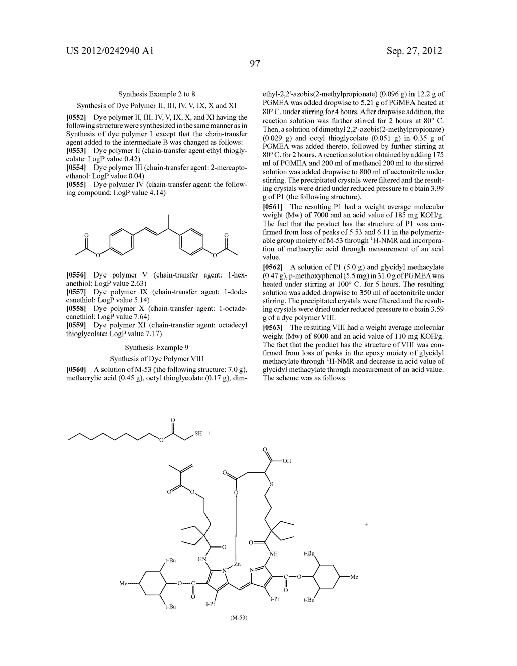 RADIATION-SENSITIVE COLORED COMPOSITION, COLOR FILTER, METHOD FOR     PRODUCING A COLOR PATTERN, METHOD FOR PRODUCING COLOR FILTER, SOLID-STATE     IMAGING DEVICE, AND LIQUID CRYSTAL DISPLAY APPARATUS - diagram, schematic, and image 98
