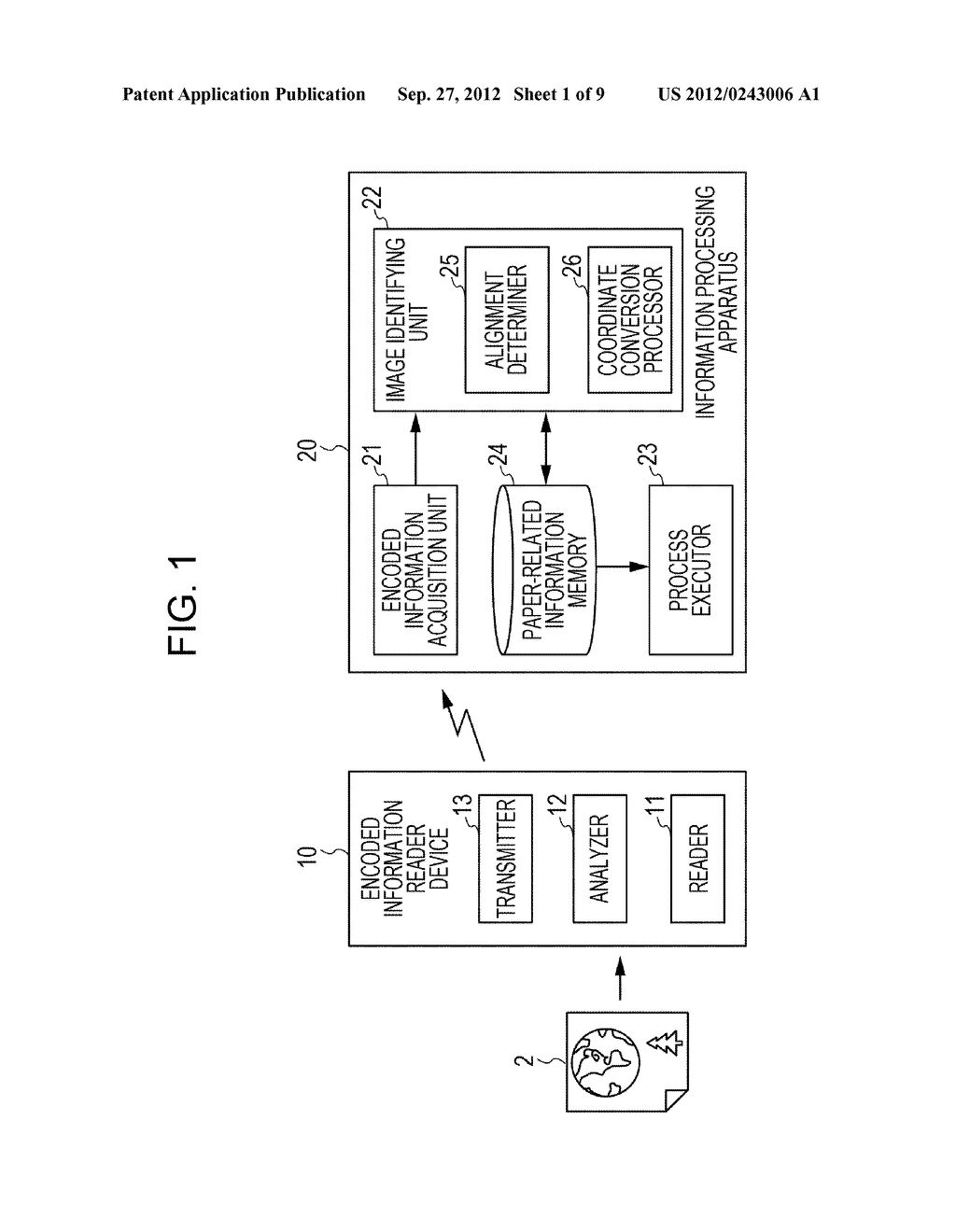 INFORMATION PROCESSING APPARATUS, INFORMATION PROCESSING METHOD, AND     COMPUTER READABLE MEDIUM STORING PROGRAM FOR PROCESSING INFORMATION - diagram, schematic, and image 02