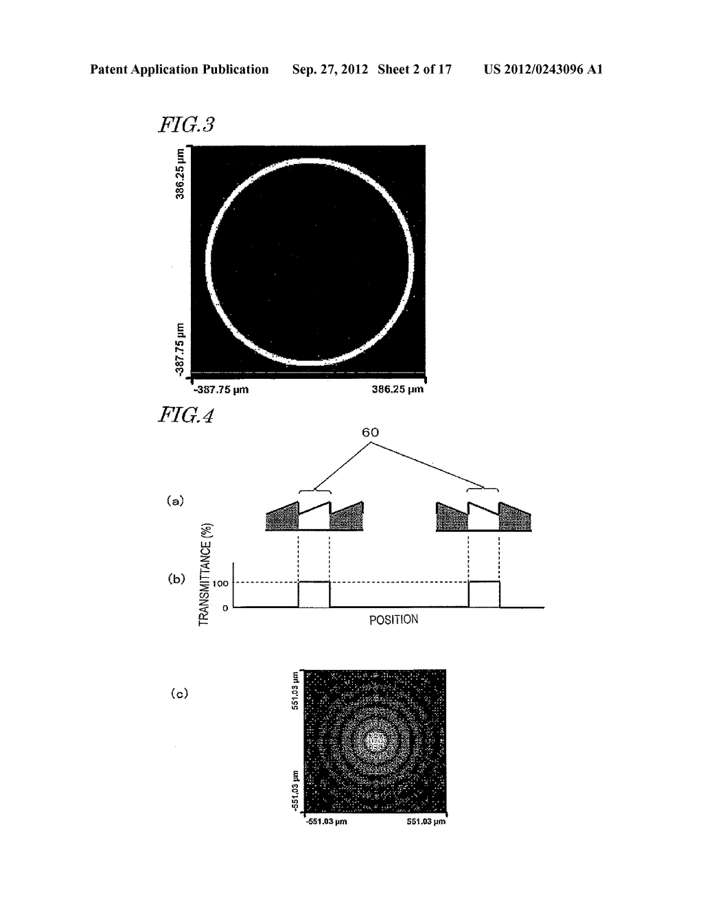 DIFFRACTION GRATING LENS AND METHOD OF PRODUCING THE SAME, AND IMAGING     DEVICE IN WHICH THE SAME IS USED - diagram, schematic, and image 03