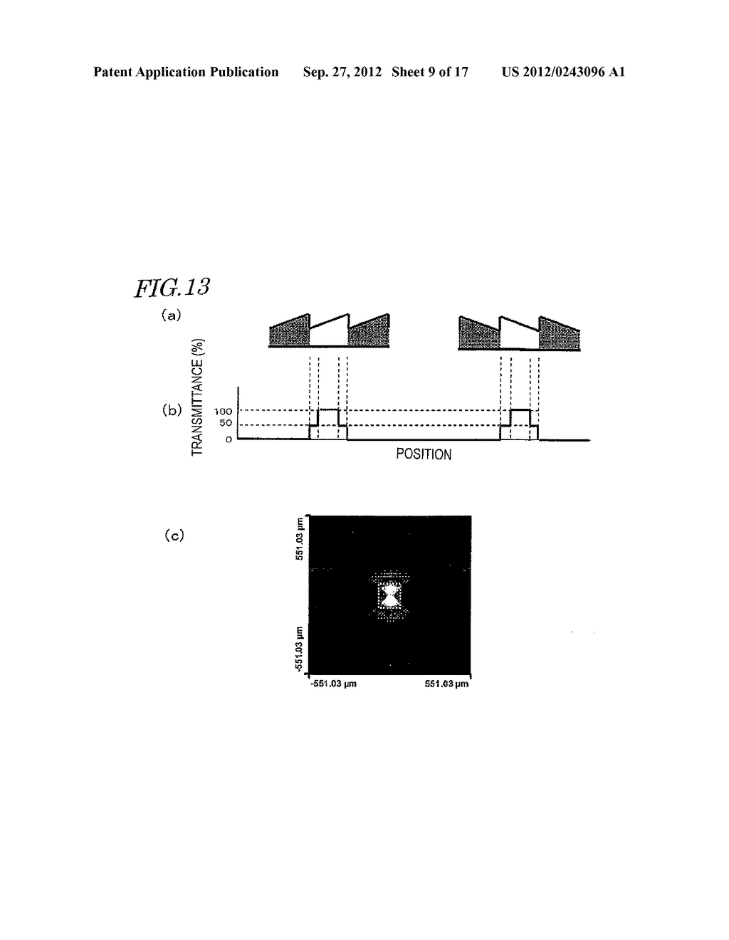 DIFFRACTION GRATING LENS AND METHOD OF PRODUCING THE SAME, AND IMAGING     DEVICE IN WHICH THE SAME IS USED - diagram, schematic, and image 10