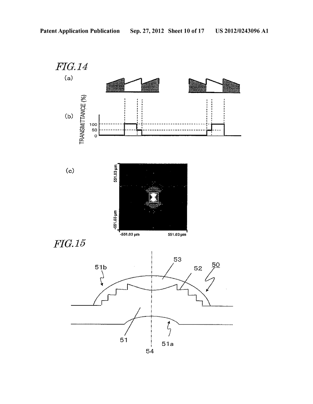 DIFFRACTION GRATING LENS AND METHOD OF PRODUCING THE SAME, AND IMAGING     DEVICE IN WHICH THE SAME IS USED - diagram, schematic, and image 11