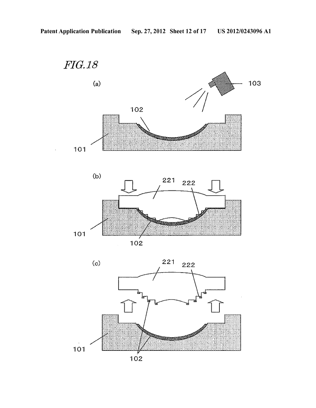 DIFFRACTION GRATING LENS AND METHOD OF PRODUCING THE SAME, AND IMAGING     DEVICE IN WHICH THE SAME IS USED - diagram, schematic, and image 13