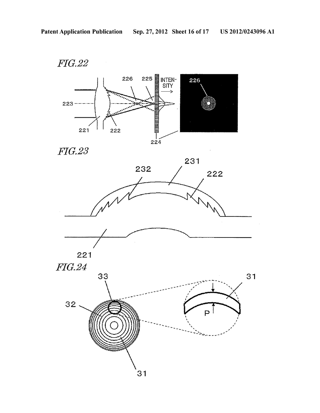 DIFFRACTION GRATING LENS AND METHOD OF PRODUCING THE SAME, AND IMAGING     DEVICE IN WHICH THE SAME IS USED - diagram, schematic, and image 17