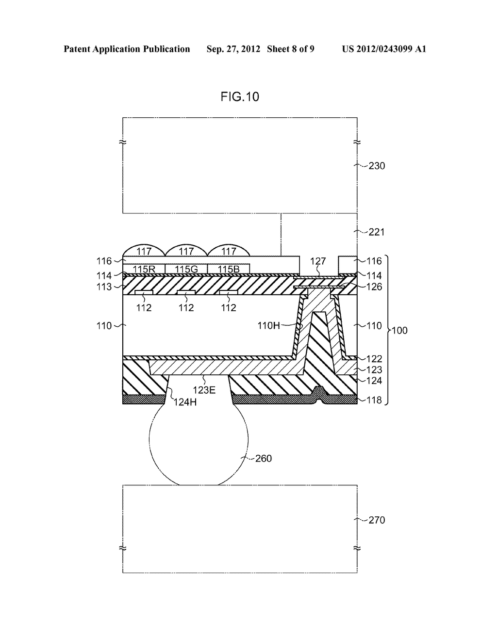 BLACK CURABLE COMPOSITION, LIGHT-SHIELDING COLOR FILTER, LIGHT-SHIELDING     FILM AND METHOD FOR MANUFACTURING THE SAME, WAFER LEVEL LENS, AND     SOLID-STATE IMAGING DEVICE - diagram, schematic, and image 09