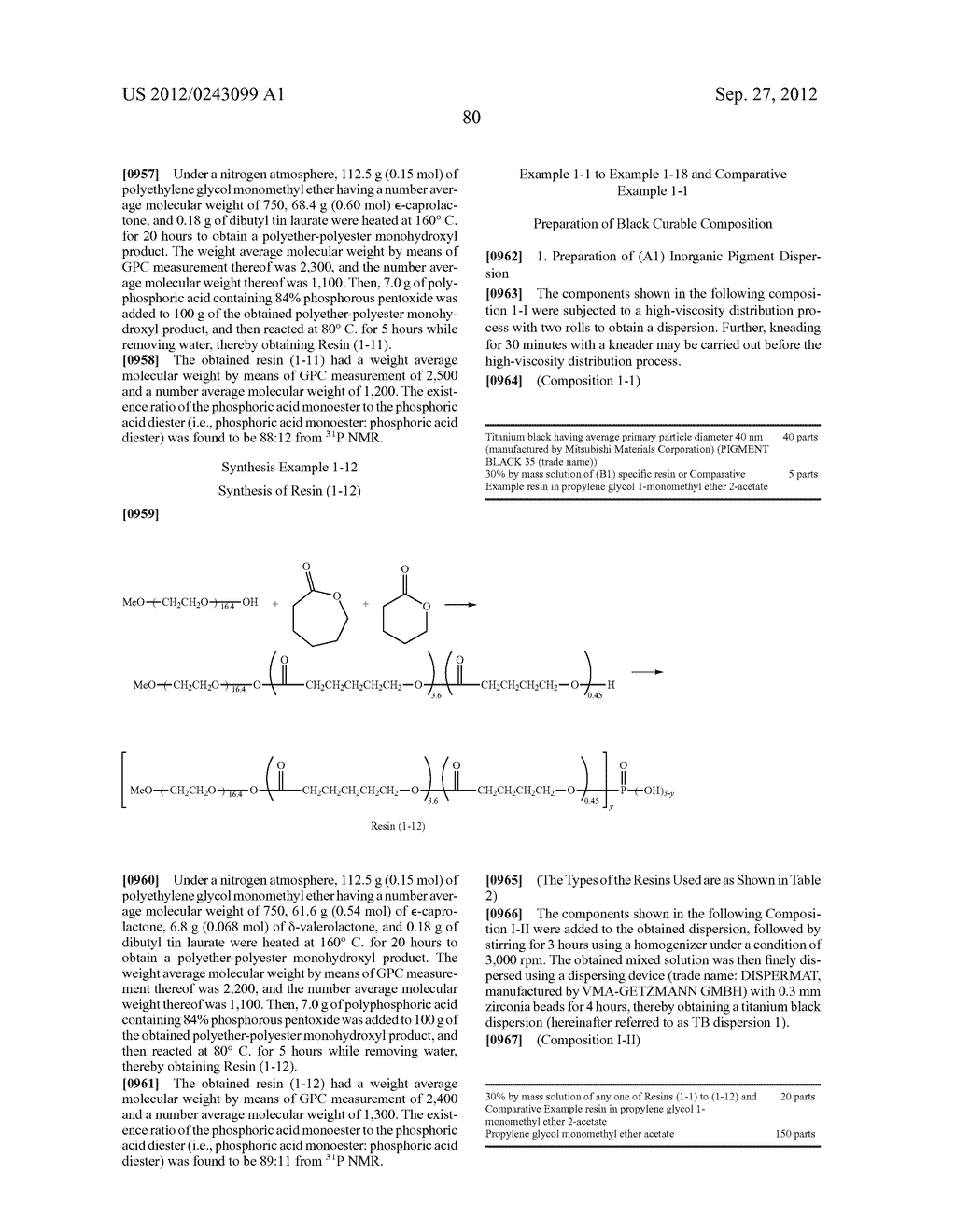 BLACK CURABLE COMPOSITION, LIGHT-SHIELDING COLOR FILTER, LIGHT-SHIELDING     FILM AND METHOD FOR MANUFACTURING THE SAME, WAFER LEVEL LENS, AND     SOLID-STATE IMAGING DEVICE - diagram, schematic, and image 90