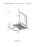 DUAL-SCREEN PORTABLE COMPUTER AND A SWITCHING METHOD OF THE SAME diagram and image