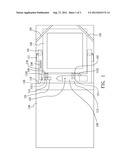 ELECTRONIC BOOK DEVICE INTEGRATED WITH A MAGNETIC PEN RACK diagram and image