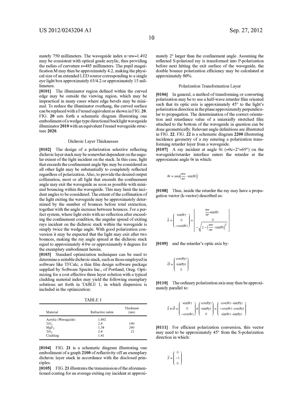 Efficient polarized directional backlight - diagram, schematic, and image 40