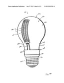 HEAT TRANSFER ASSEMBLY FOR LED-BASED LIGHT BULB OR LAMP DEVICE diagram and image