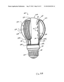 HEAT TRANSFER ASSEMBLY FOR LED-BASED LIGHT BULB OR LAMP DEVICE diagram and image