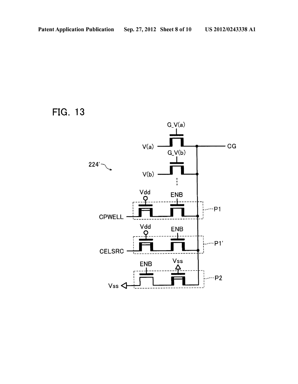 NONVOLATILE SEMICONDUCTOR STORAGE DEVICE - diagram, schematic, and image 09