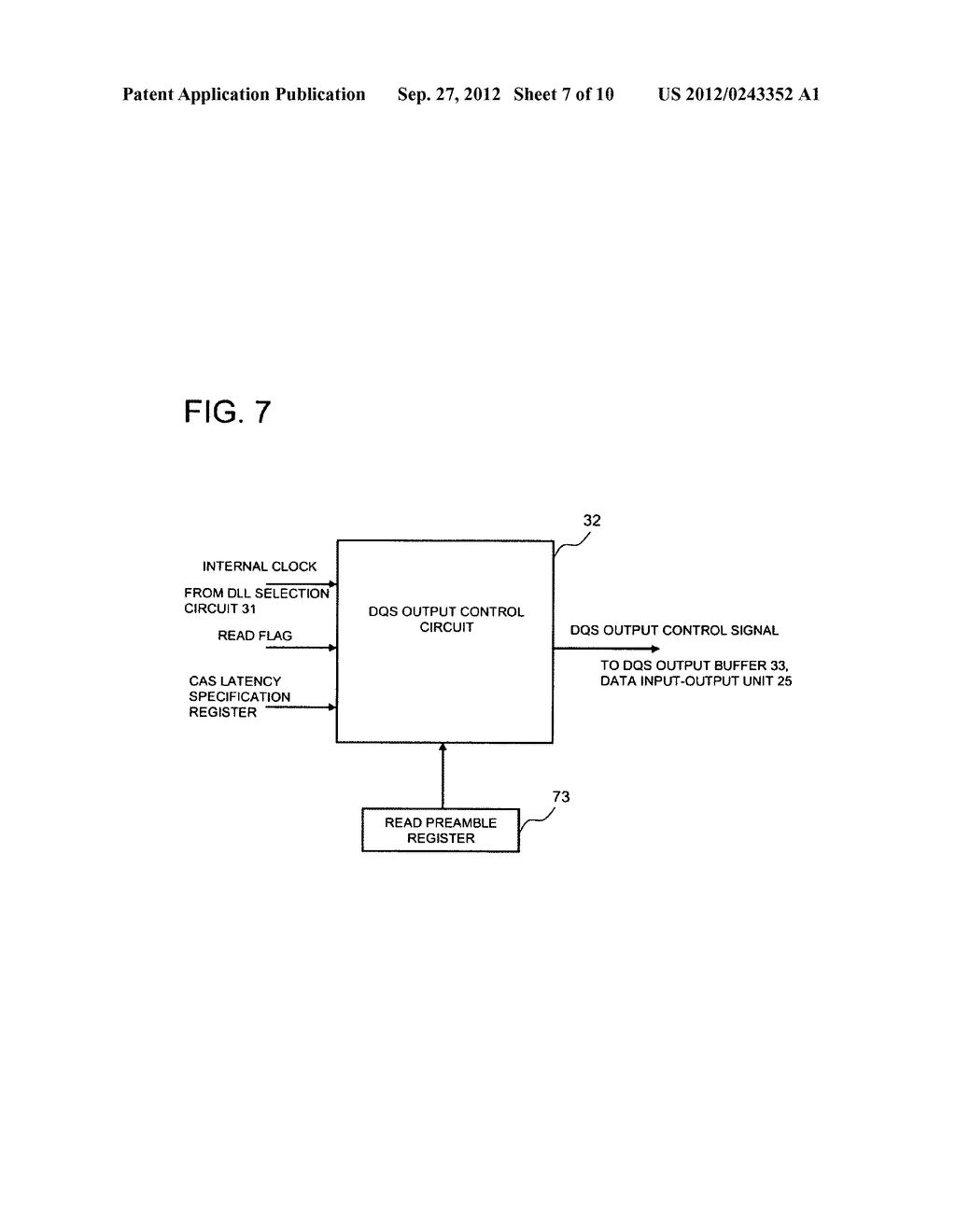 SEMICONDUCTOR MEMORY DEVICE, METHOD OF CONTROLLING READ PREAMBLE SIGNAL     THEREOF, AND DATA TRANSMISSION SYSTEM - diagram, schematic, and image 08