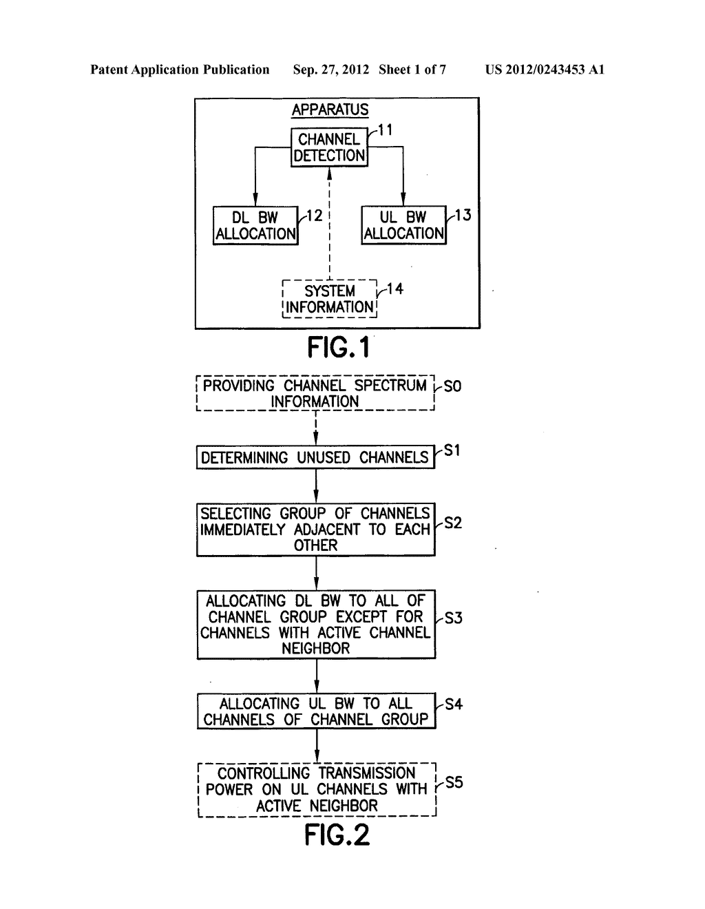 Apparatus and Method for Configuring a Transmission Capability of a Mobile     Communication System onto Unused Radio Bands/Channels - diagram, schematic, and image 02