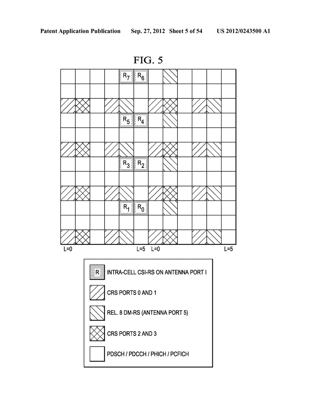 Multi-Cell Channel State Information-Reference Symbol Patterns for Long     Term Evolution Extended Cyclic Prefix and Code Division Multiplexing-Time     Multiplexing - diagram, schematic, and image 06