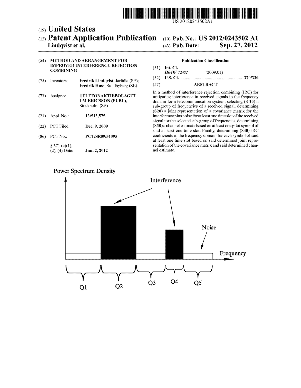 Method and Arrangement for Improved Interference Rejection Combining - diagram, schematic, and image 01