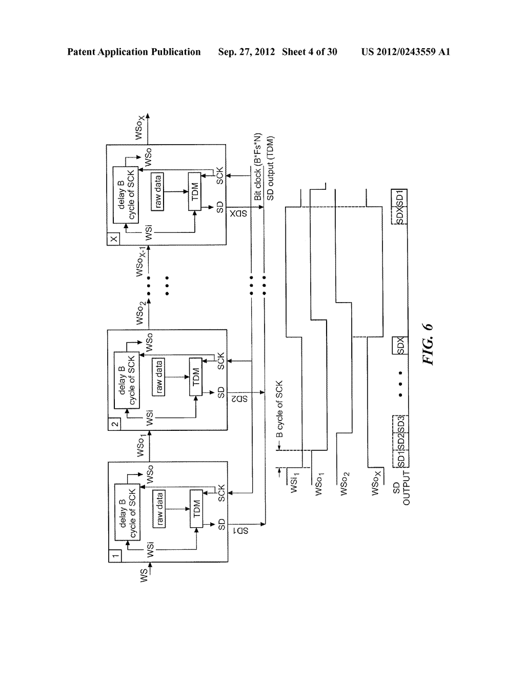 Synchronization, Re-Synchronization, Addressing, and Serialized Signal     Processing for Daisy-Chained Communication Devices - diagram, schematic, and image 05