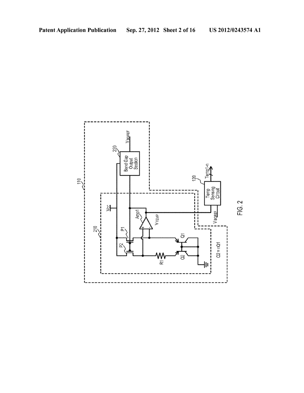 SEMICONDUCTOR DEVICE HAVING VARIABLE PARAMETER SELECTION BASED ON     TEMPERATURE AND TEST METHOD - diagram, schematic, and image 03