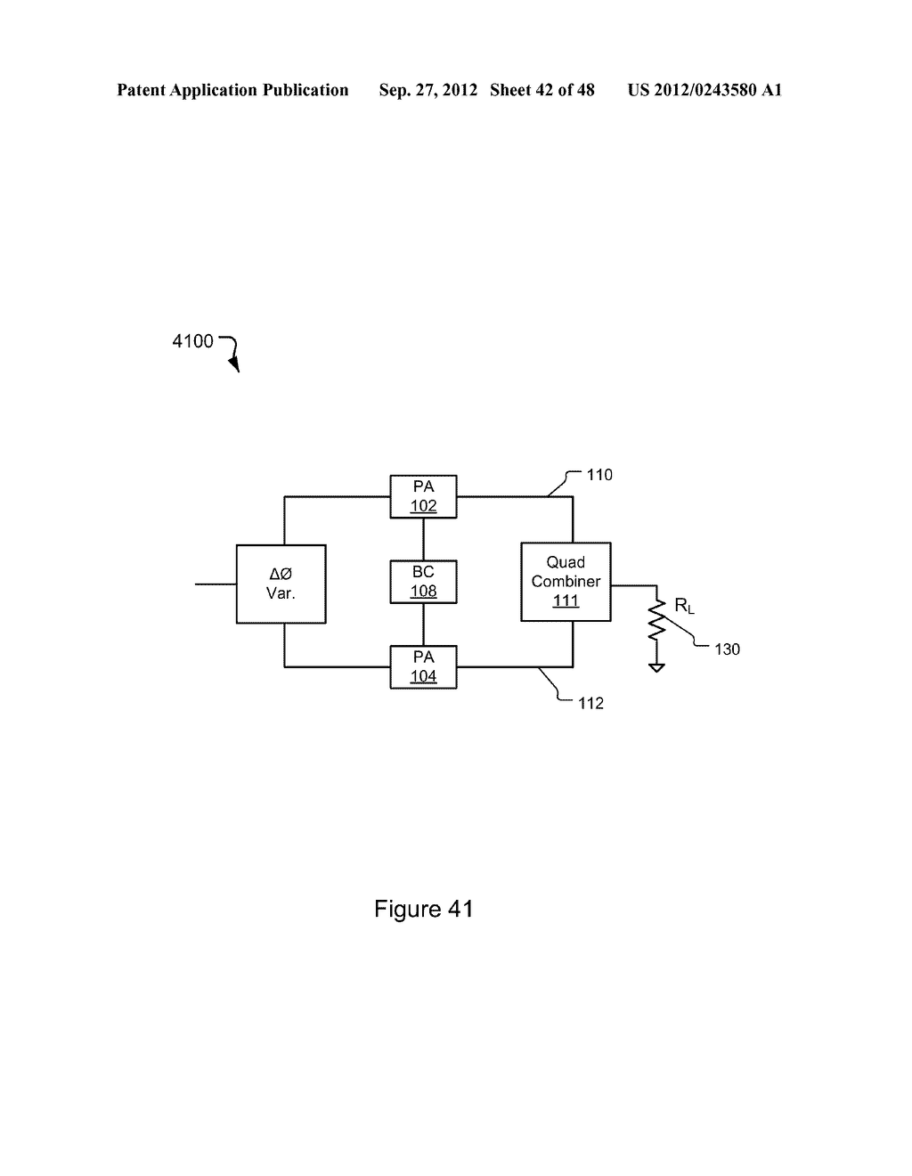 QUADRATURE LATTICE MATCHING NETWORK - diagram, schematic, and image 43