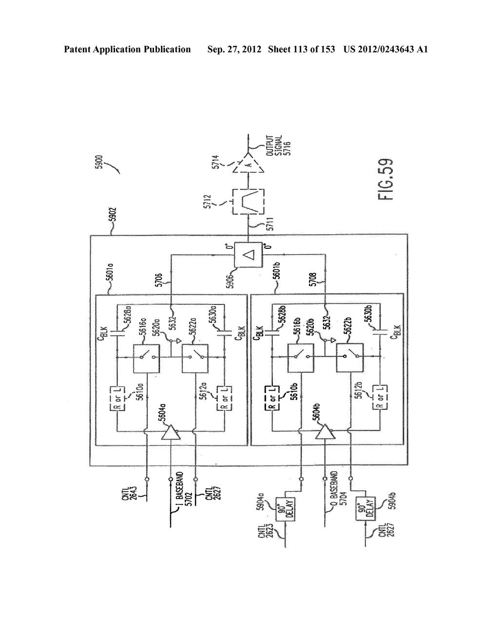 APPARATUS AND METHOD OF DIFFERENTIAL IQ FREQUENCY UP-CONVERSION - diagram, schematic, and image 114