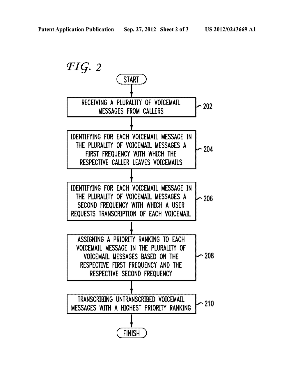 SYSTEM AND METHOD FOR AUTOMATICALLY TRANSCRIBING VOICEMAIL - diagram, schematic, and image 03