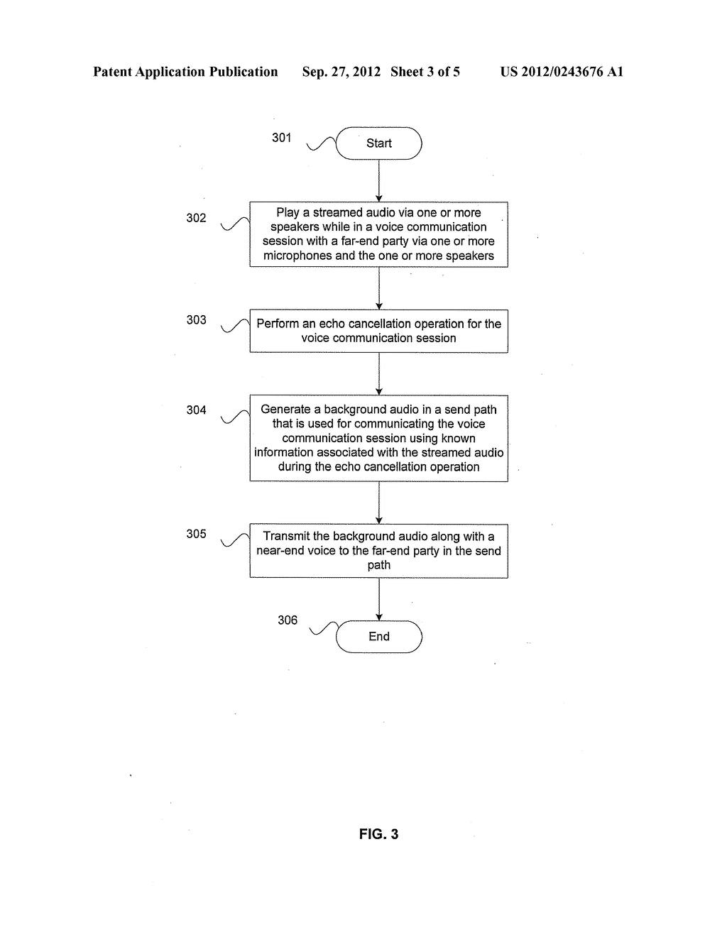 Method and System for Echo Cancellation in Presence of Streamed Audio - diagram, schematic, and image 04