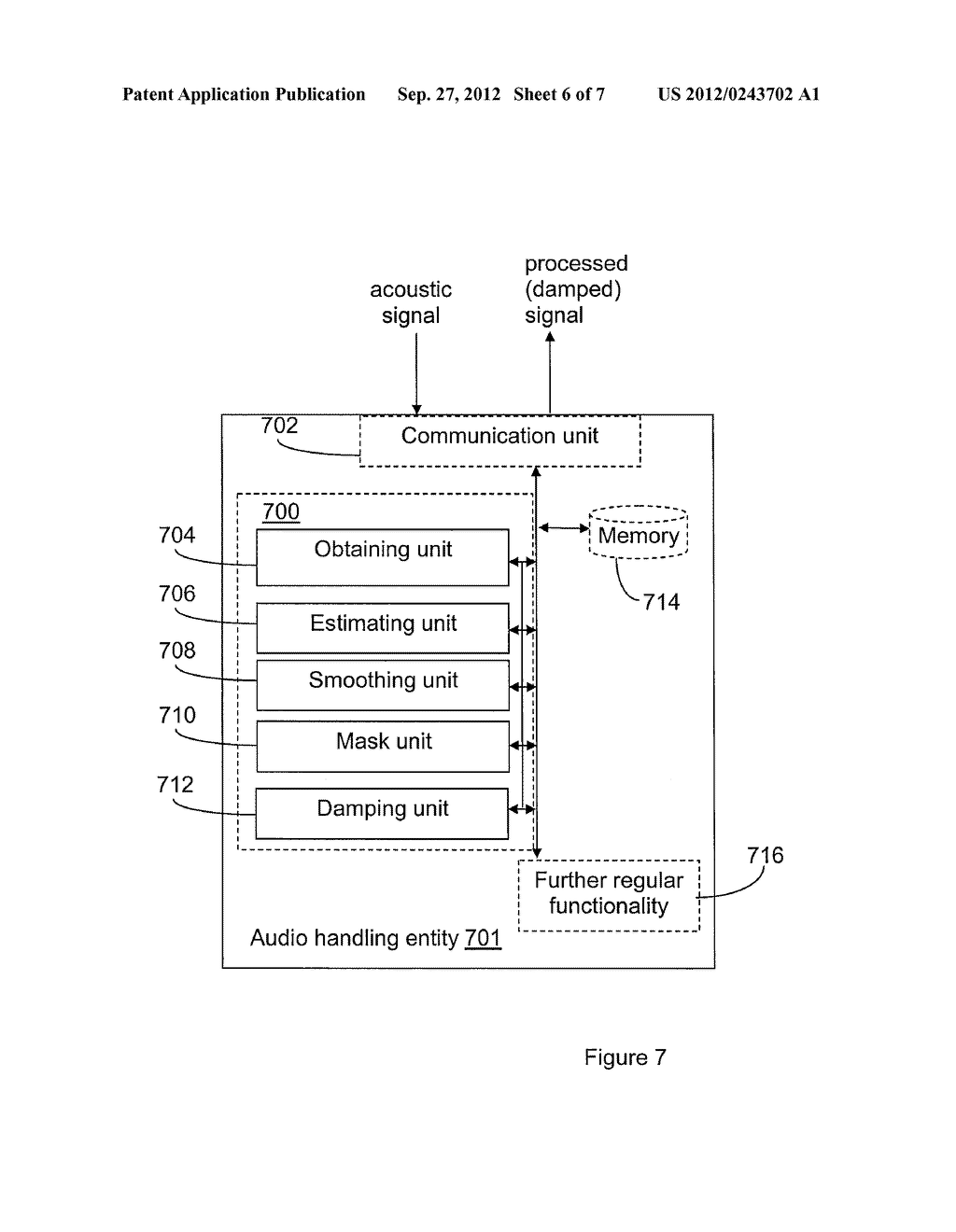 METHOD AND ARRANGEMENT FOR PROCESSING OF AUDIO SIGNALS - diagram, schematic, and image 07