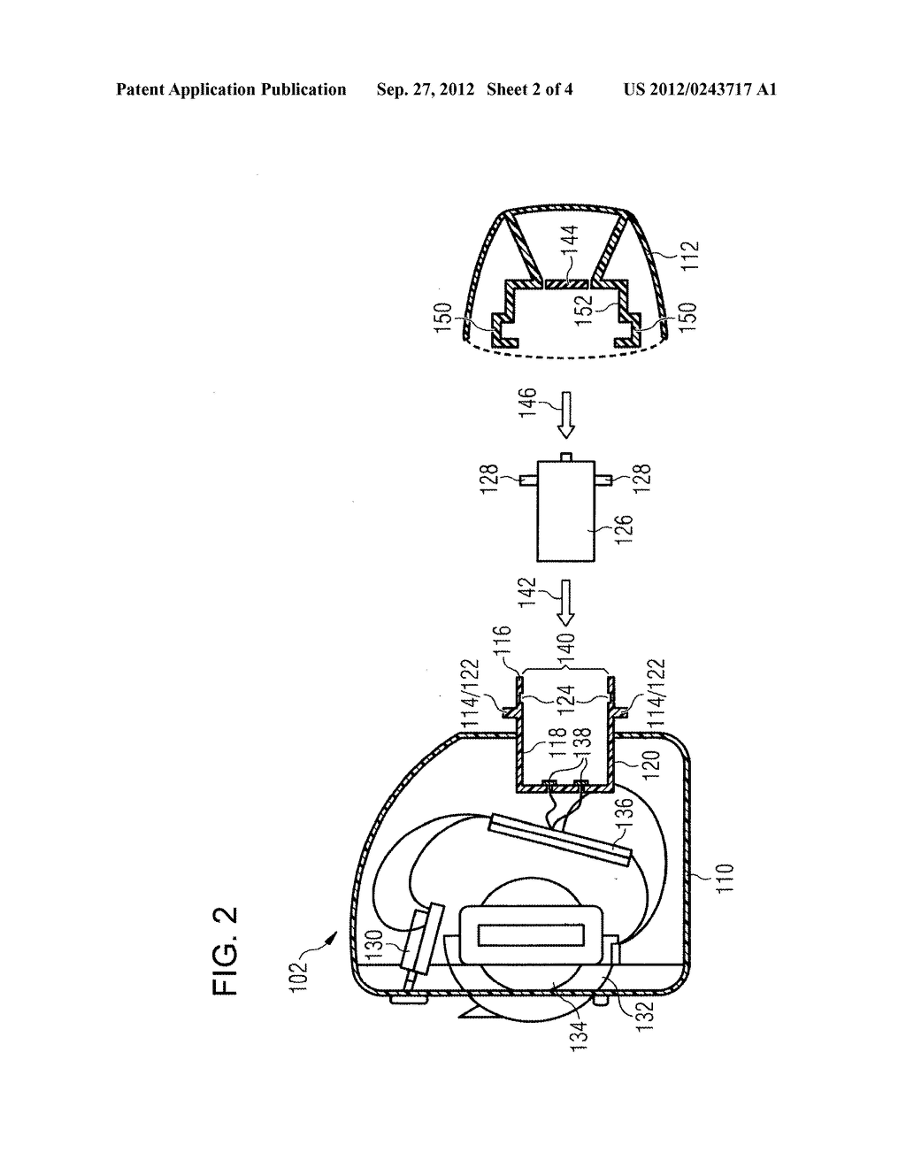 HEARING AID WITH A REPLACEABLE INSERTION CAP - diagram, schematic, and image 03