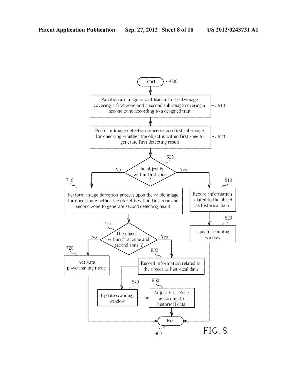 IMAGE PROCESSING METHOD AND IMAGE PROCESSING APPARATUS FOR DETECTING AN     OBJECT - diagram, schematic, and image 09