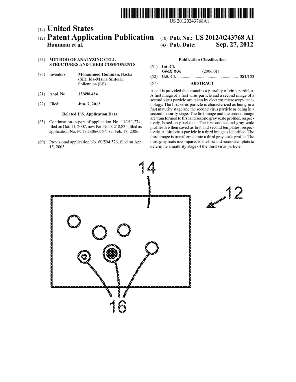 METHOD OF ANALYZING CELL STRUCTURES AND THEIR COMPONENTS - diagram, schematic, and image 01