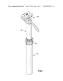 LONGITUDINALLY ADJUSTABLE ASSEMBLY FOR A BICYCLE SEAT diagram and image