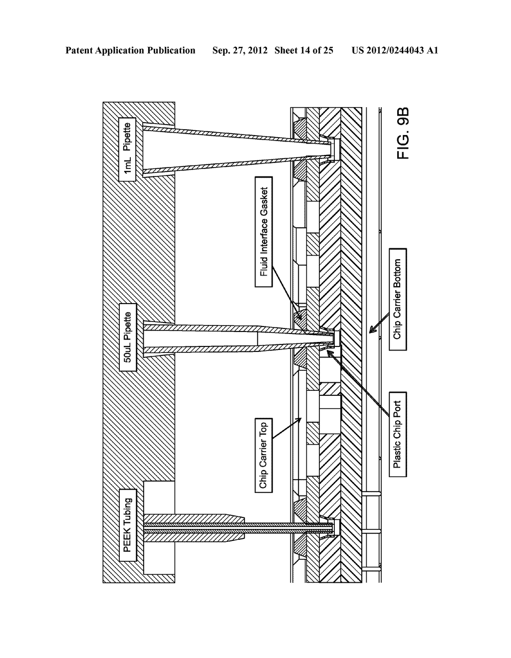 ELASTOMERIC GASKET FOR FLUID INTERFACE TO A MICROFLUIDIC CHIP - diagram, schematic, and image 15