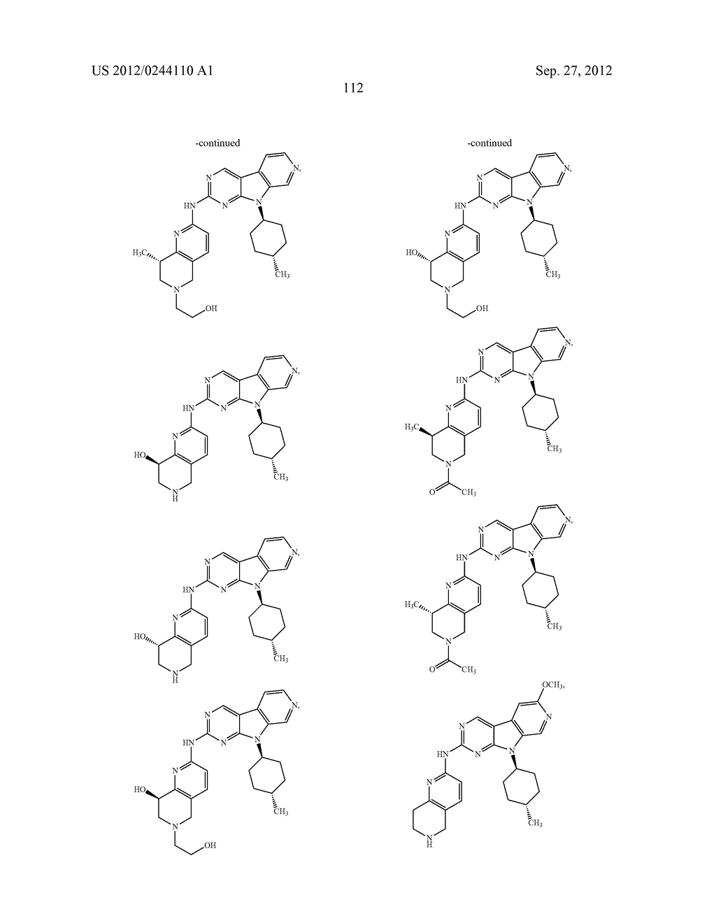 FUSED TRICYCLIC DUAL INHIBITORS OF CDK 4/6 AND FLT3 - diagram, schematic, and image 116