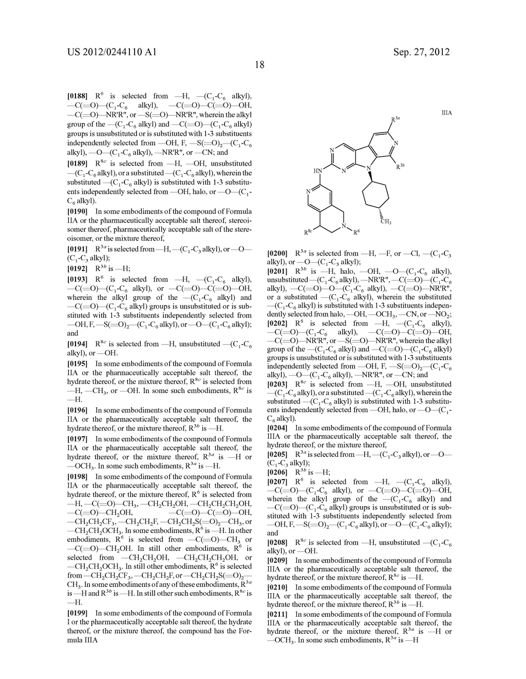 FUSED TRICYCLIC DUAL INHIBITORS OF CDK 4/6 AND FLT3 - diagram, schematic, and image 22