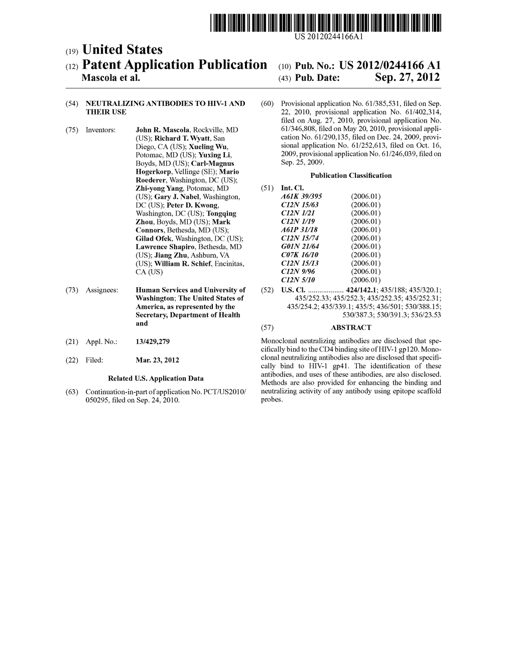 NEUTRALIZING ANTIBODIES TO HIV-1 AND THEIR USE - diagram, schematic, and image 01