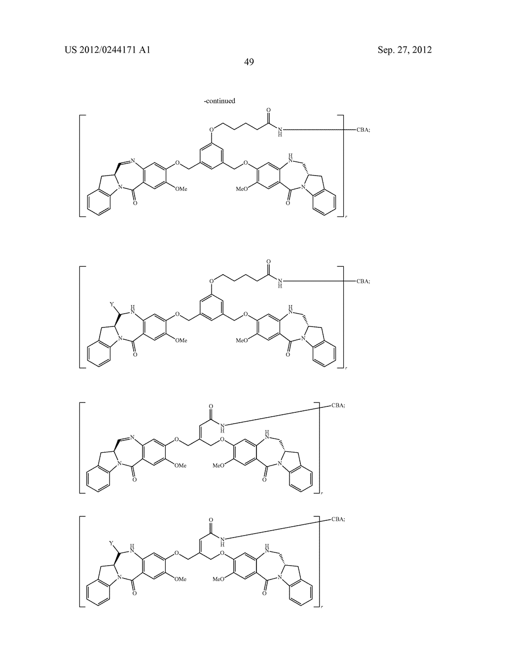 CYTOTOXIC BENZODIAZEPINE DERIVATIVES - diagram, schematic, and image 102