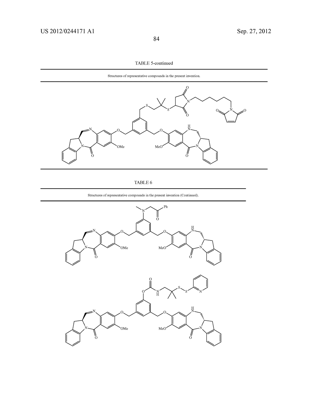 CYTOTOXIC BENZODIAZEPINE DERIVATIVES - diagram, schematic, and image 137