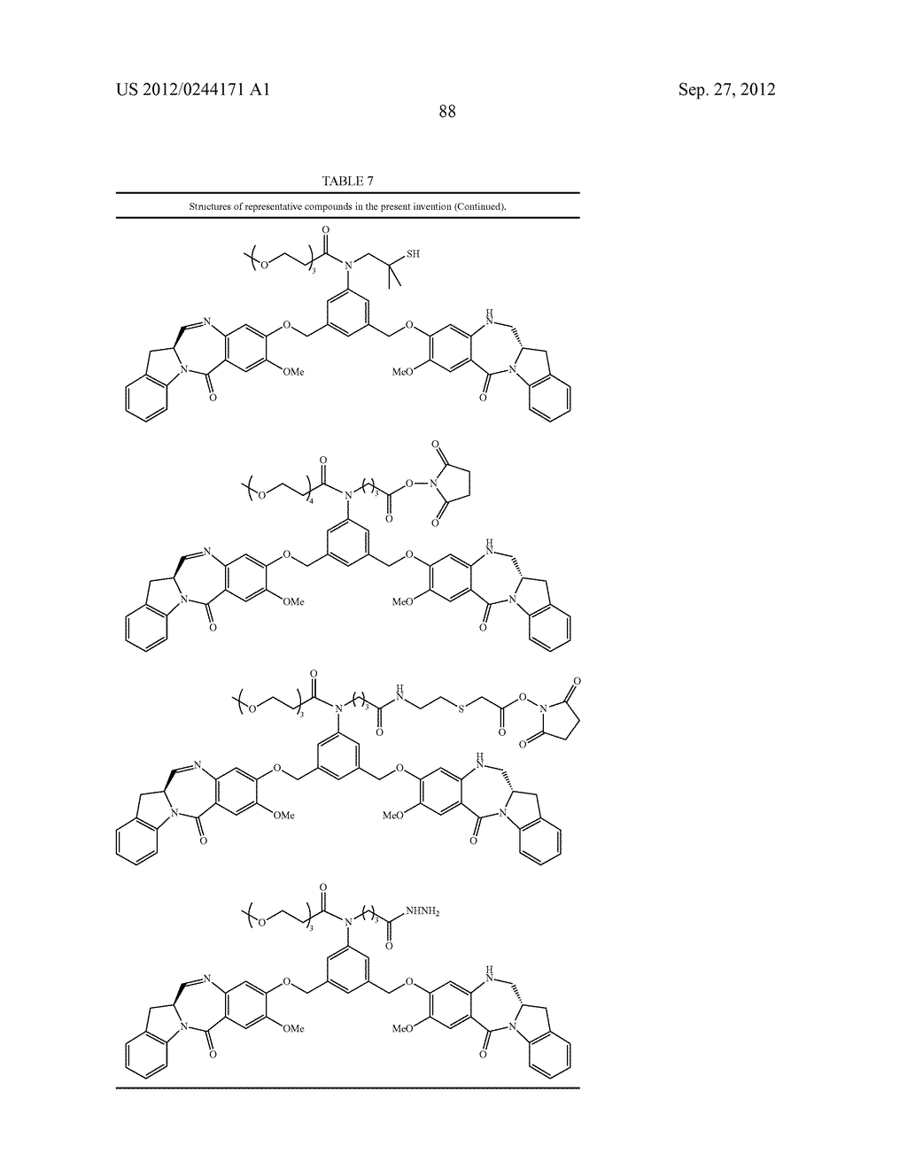 CYTOTOXIC BENZODIAZEPINE DERIVATIVES - diagram, schematic, and image 141