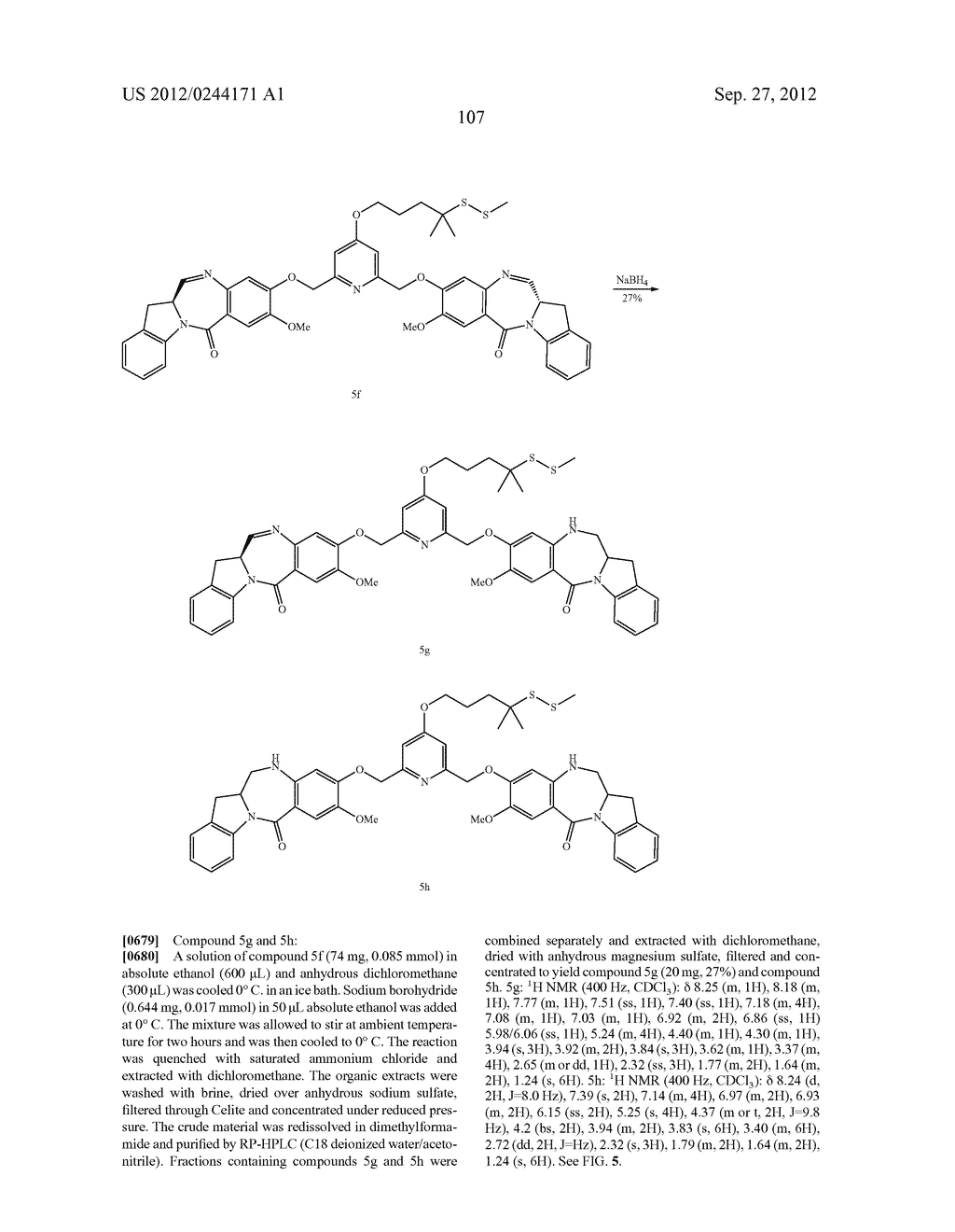 CYTOTOXIC BENZODIAZEPINE DERIVATIVES - diagram, schematic, and image 160