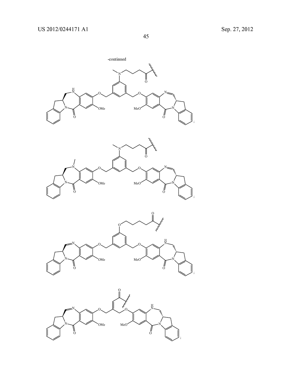 CYTOTOXIC BENZODIAZEPINE DERIVATIVES - diagram, schematic, and image 98